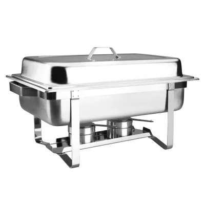 LACOR  69110 bain marie chafing dish gn 1/1 avec couvercle en inox