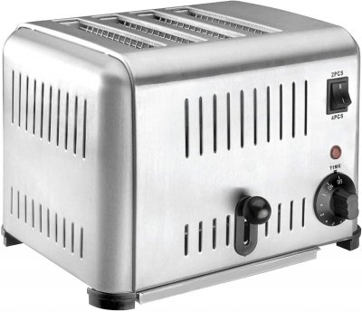 LACOR  69294 - Grille Pain Buffet Inox 4 Fentes 2240w - Gris