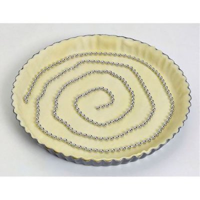 LACOR  CHA&Icirc;NE &Agrave; Billes INOX Fond DE Tarte 1.8MT