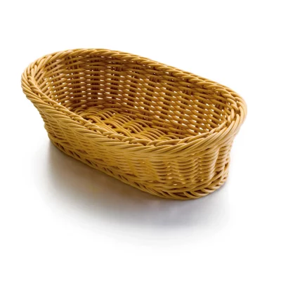 LACOR  - Corbeille &agrave; pain ovale - 24 x 17 x 8 cm - imitation osier