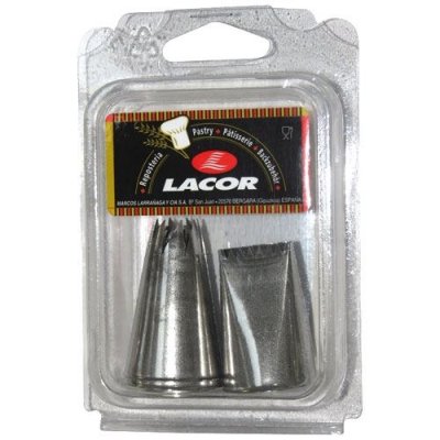 LACOR  - Douille inox - d : 3, 6, 8, 13 mm - lot de 6, vari&eacute;es