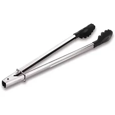 LACOR  - Pince de cuisine manche en acier inoxydable 30Cm Nylon 62929