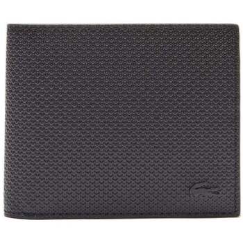 LACOSTE  Portefeuille Chantaco - 8 cartes - Noir