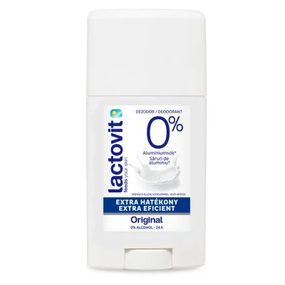 LACTOVIT  Original Extra Efficace 0% Alcool D&eacute;odorant Stick 60ml
