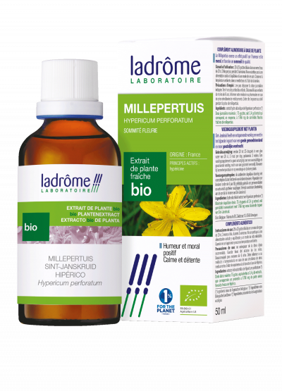 LADROME Ladr&ocirc;me Extrait de plante Millepertuis Sommit&eacute; fleurie 50 ml Bio