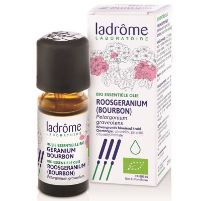 LADROME  Geranium Bourbon - Huile Essentielle Biologique - Ladr&ocirc;me