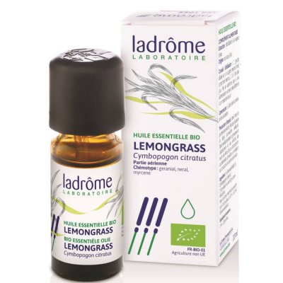 LADROME Ladr&ocirc;me Huile Essentielle Lemongrass (Cymbopogon citratus) Bio 10 ml
