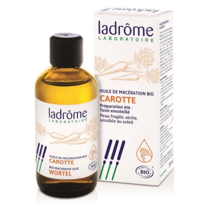 LADROME Ladr&ocirc;me Huile V&eacute;g&eacute;tale Mac&eacute;ration de Carotte Bio 100ml