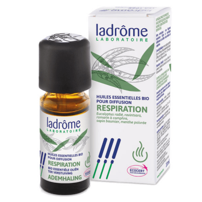 LADROME Ladr&ocirc;me Huiles Essentielles Bio pour Diffusion Respiration 10 ml