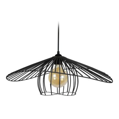 TOSEL Lady bis - suspension g&eacute;om&eacute;trique m&eacute;tal noir 17557