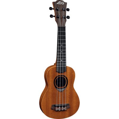 LAG L&acirc;g TKU10S - Ukul&eacute;l&eacute; soprano Tiki 10 - Naturel pores ouverts (+housse)
