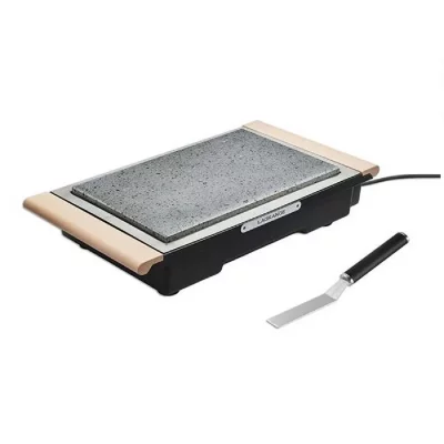 LAGRANGE  - Pierre &agrave; griller posable 1100w 37x23cm 249005 - gris