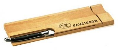 LAGUIOLE  jean dubost 11313 planchette saucisson et couteau noir