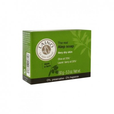 LAINO  le V&eacute;ritable Savon d'Alep - 150 g - Pain 150 g