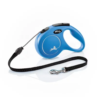 FLEXI Laisse New Classic M Cord 5 m blue  CL20C5-251-BL-20 - Bleu