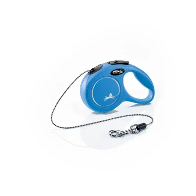FLEXI Laisse New Classic XS Cord 3 m blue  CL00C3-251-BL-20 - Bleu