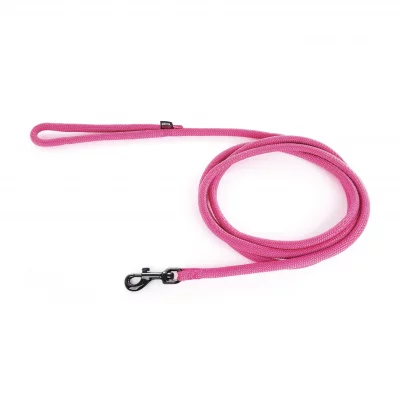 MARTIN SELLIER Laisse nylon rond uni 2m rose 