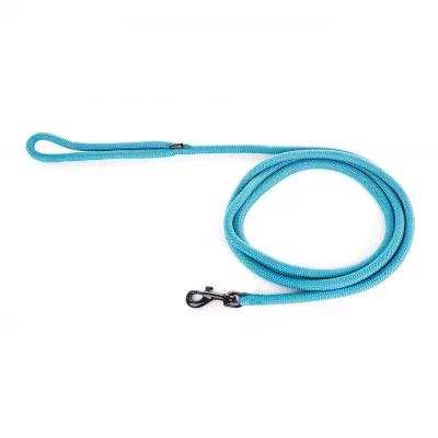 MARTIN SELLIER Laisse nylon rond uni 2m turquoise 
