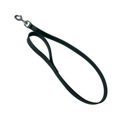 Laisse pour chien bords arrondis noir 100cm 