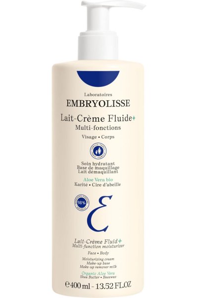EMBRYOLISSE Lait-Cr&egrave;me Fluide+ visage & corps rechargeable - 400 ml - 