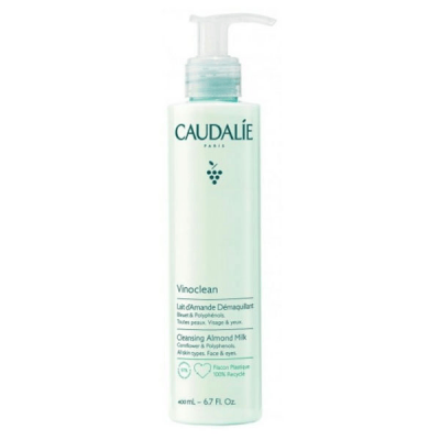 CAUDALIE Lait d&acute;amande d&eacute;maquillant Vinoclean - 400 ml - 