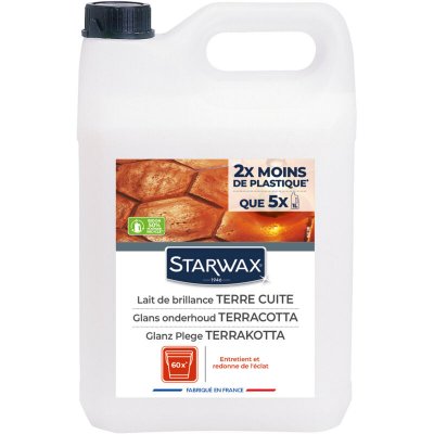 STARWAX Lait de brillance pour tomettes et terres cuites 5L 