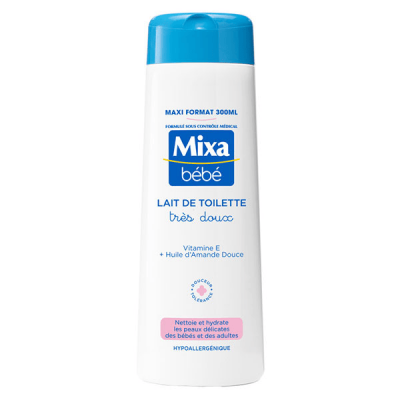 MIXA Lait De Toilette B&eacute;b&eacute; Tr&egrave;s Doux  Bebe - Le Flacon De 300ml