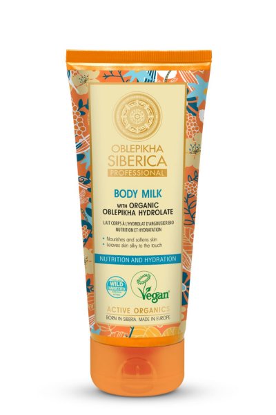 NATURA SIBERICA Lait pour le corps &agrave; l'Argousier Nutrition & Hydratation 200 ml
