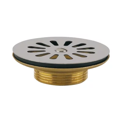VALENTIN Laiton &Agrave; Grille Plate 641040 Pour &Eacute;vier Gr&egrave;s  