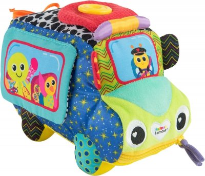 LAMAZE  bus en peluche interactif junior 25 x 16 x 17 cm en peluche