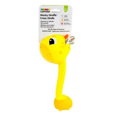 TOMY LAMAZE Lamaze: CRAZY GIRAFE 29,2x11,4x10,2cm, en peluche, sur carte,