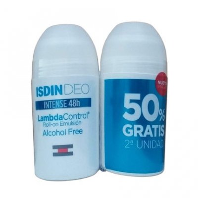 ISDIN Lambda Control intense 48h d&eacute;odorant roll-on &eacute;mulsion duo 2 x 50 ml