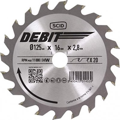 SCID Lame au carbure pour scie circulaire &oslash; 180 mm 20 16 2,8