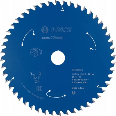 BOSCH Lame  2608644509 Bois &Oslash; 165 mm 48 dents pour Scie circulaire