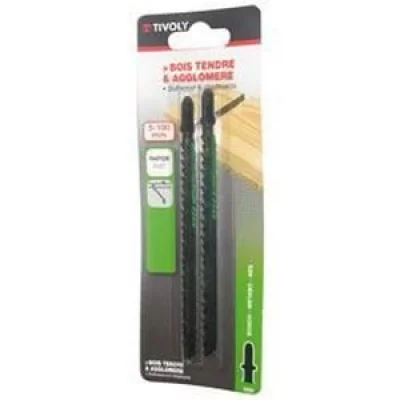 TIVOLY Lame coupe droit  Scie sauteuse bois tendre xt505520002