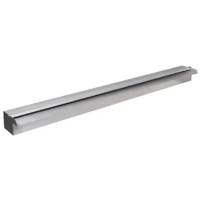 VIDAXL Lame d'eau rectangulaire &agrave; LED 90 cm en acier inoxydable pour piscine