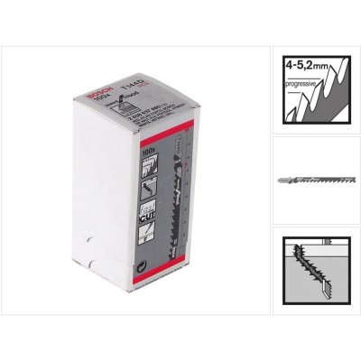 BOSCH Lame de la scie &agrave; point t 144 d. Vitesse pour le bois. 100 paquets