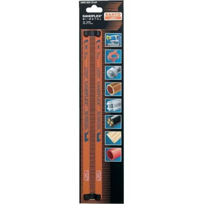 BAHCO Lame de scie &agrave; m&eacute;taux manuelle 2 pi&egrave;ces  SANDFLEX