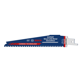 BOSCH Lame de scie alternative Wood Metal Demolition s 967 xhm L.150mm B.25mm 5mm 10 St./Karte