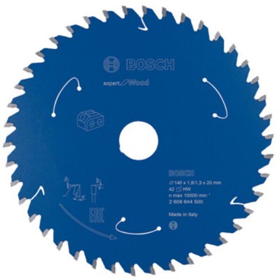 BOSCH Lame de scie circulaire ACCU Expert for Wood 140x20x1.8/1.3x42T