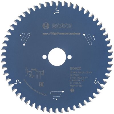 BOSCH Lame de scie circulaire  2608644135 ex tr h 190x30-56