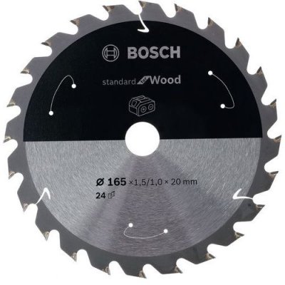 BOSCH Lame de scie circulaire -  - 2608837685 - 24 dents - 165 x 20 mm