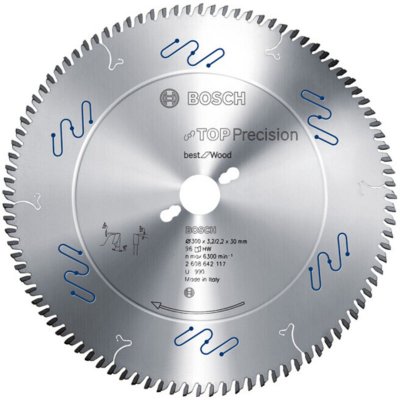 BOSCH Lame de scie circulaire  Top Precision Best for Wood 500 x 30 x 4,4 mm 60