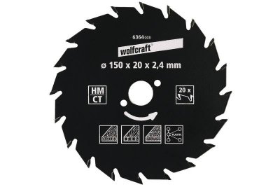 WOLFCRAFT Lame de scie circulaire D190 al&eacute;sage D 30mm 