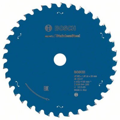 BOSCH Lame de scie circulaire Expert pour l'acier inoxydable. 185 x 20 x 1,9 x 36 - 