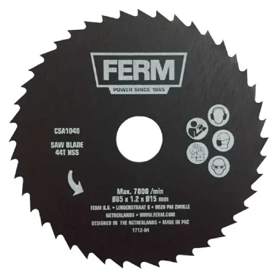 FERM Lame de scie circulaire  CSA1048 Nombre de dents: 44