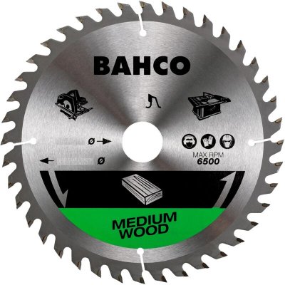 BAHCO Lame de scie circulaire &Oslash;210 mm 20 dents pour le bois -  8501-17