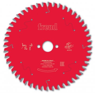 FREUD Lame de scie circulaire sans-fil pour bois - 165 mm - 20 mm - 1,5 mm - 48 dents - 