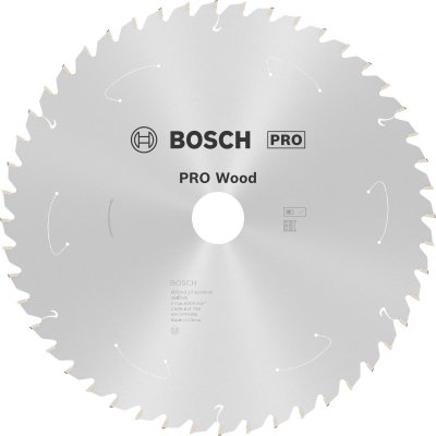 Lame de scie circulaire standard pour bois, 250x2.2 / 1.6x30, 48 dents - Bosch