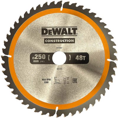 DEWALT Lame de scie circulaire stationnaire  DT1957-QZ 250 x 30mm 40 dents